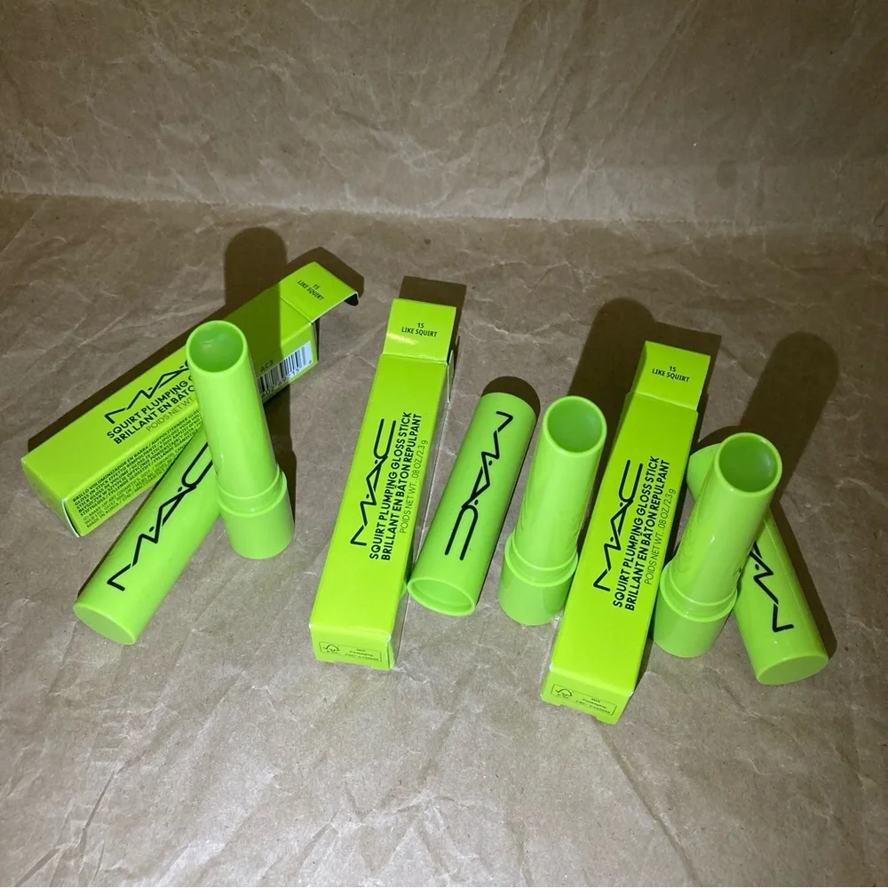 3 x Mac squirt plumping gloss stick